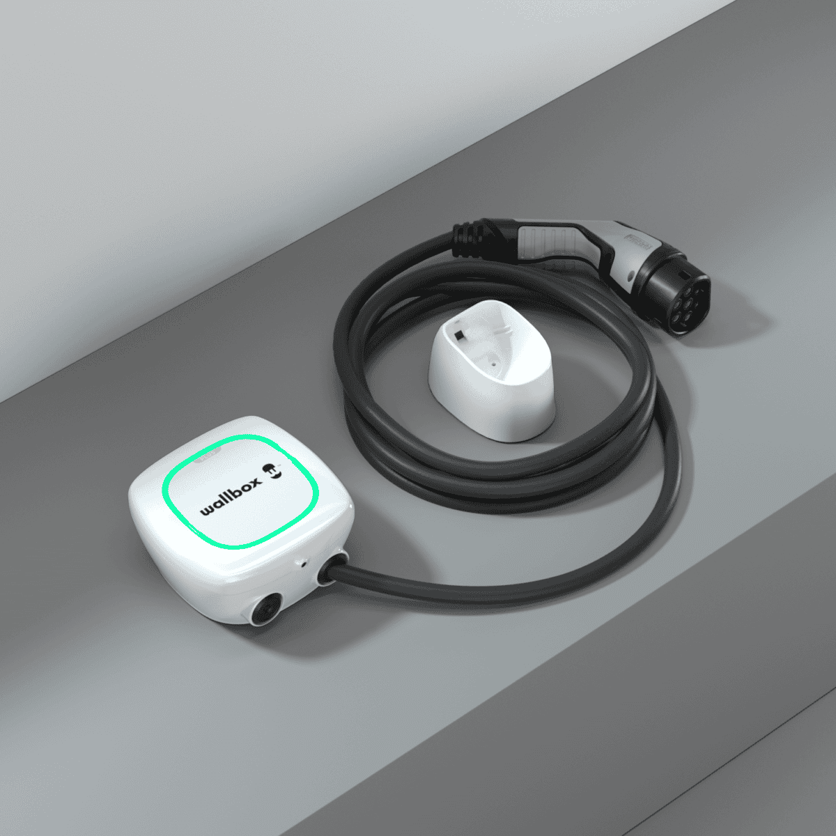 Wallbox Pulsar Plus elektromos autó fali töltő | 7,4 kW - 1x32A | 5m - Type 2 | fehér - Image 6