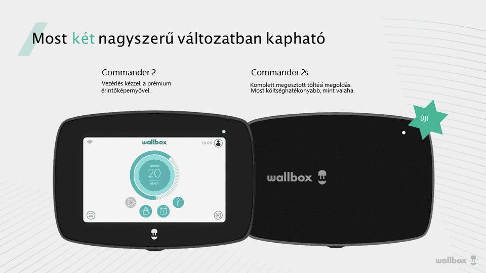 Wallbox commander 2s elektromos autó fali töltő Wallbox commander 2s elektromos autó fali töltő