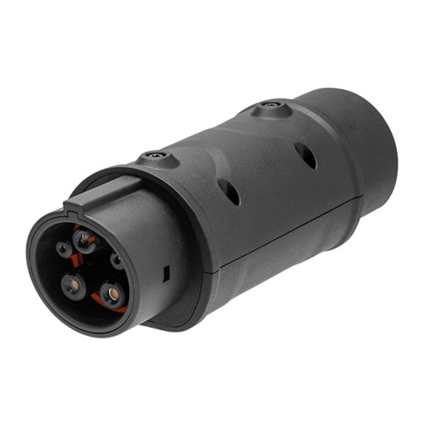 Elektromos autó töltőcsatlakozó adapter Type 2-ről Type 1-re