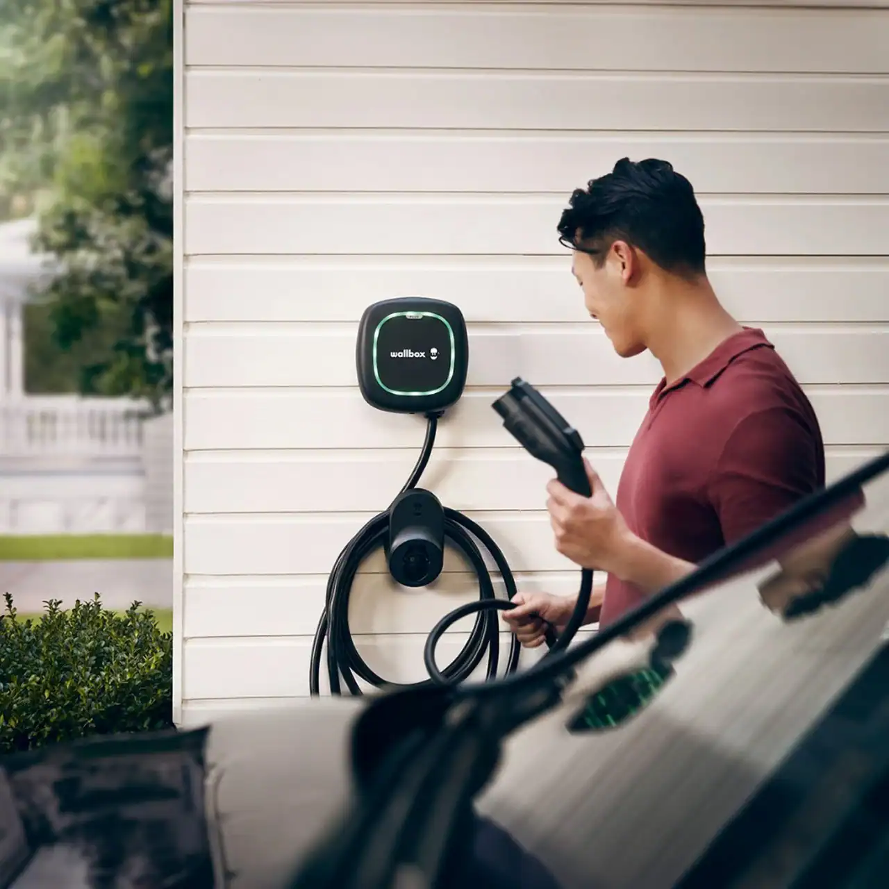 Wallbox pulsar plus vs Wallbox Pulsar Max (2) wallbox pulsar plus elektromos autó fali töltő falra szerelve 22 kW -os teljesítménnyel, elektromos autó töltési termékek, egyszerű üzemeltetés,